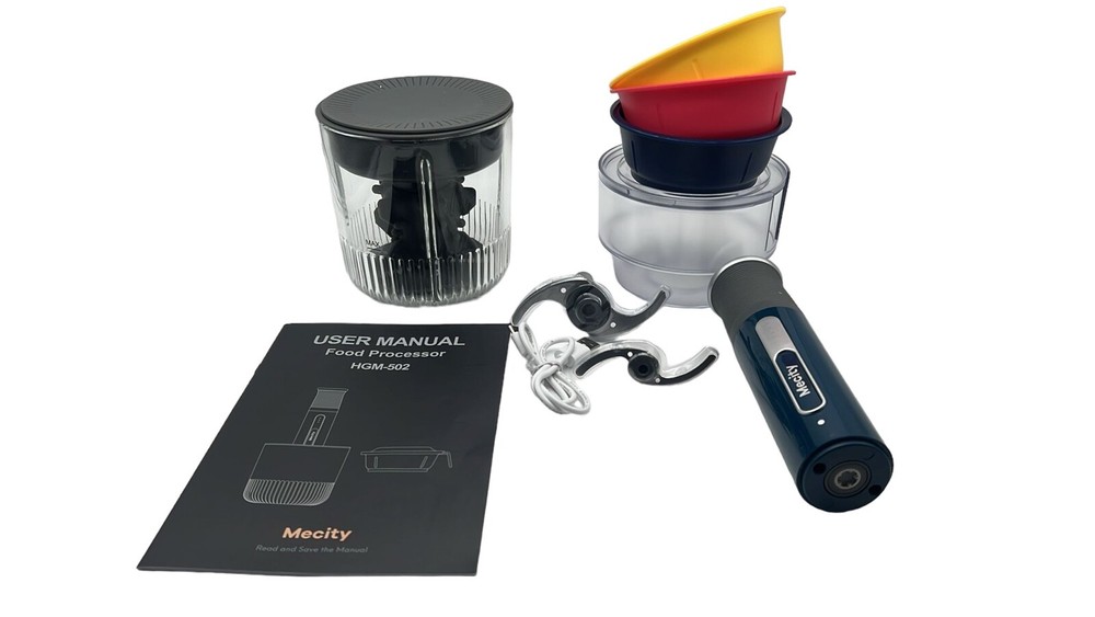 MECITY Food Processor HGN-502 - Open Box