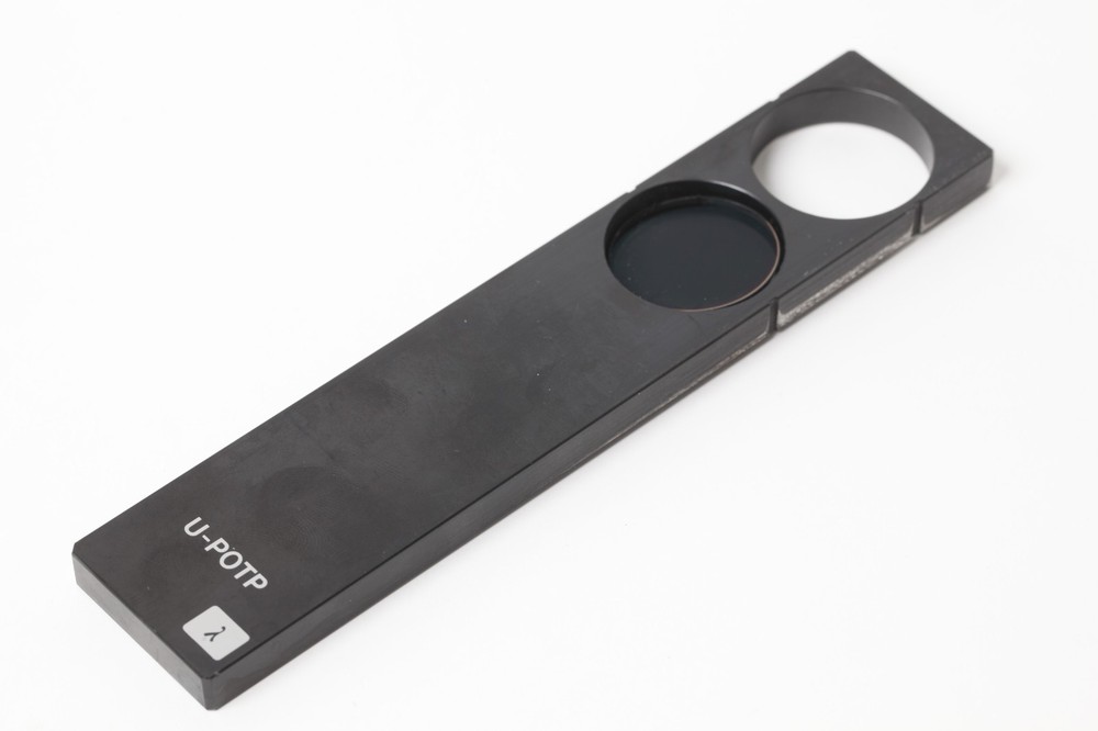 Olympus Microscope U-POTP Polarizer & Tint Plate Slider
