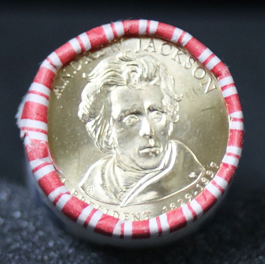 2008 Andrew Jackson Presidential Dollar Roll ~ Look For Errors and Mint. #55