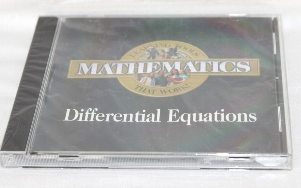 Mathematics Differential Equations Learning Tools Pro One Software PC-ROM