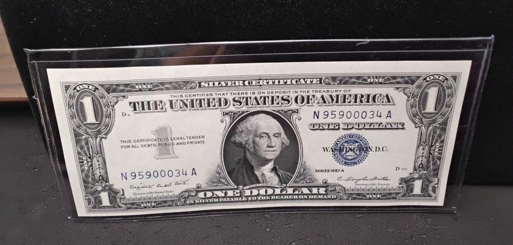 1957-A U.S. $1 SILVER CERTIFICATE    034A