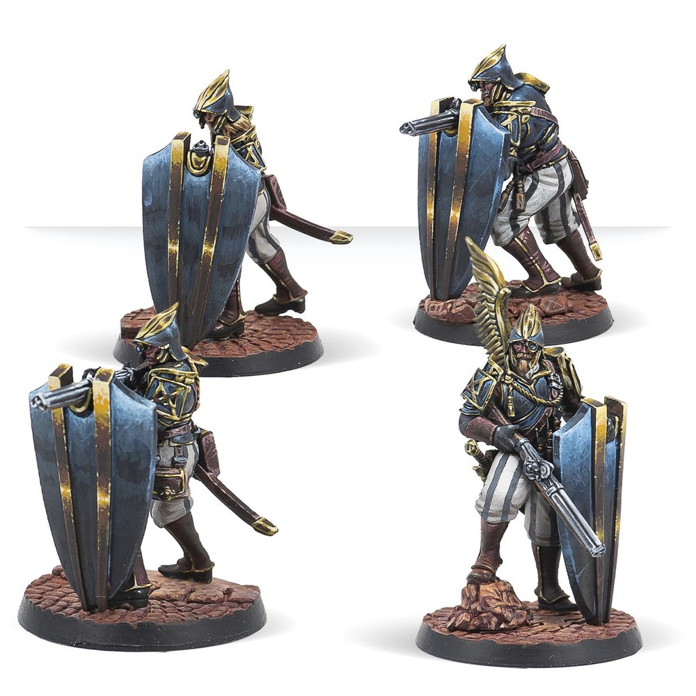 Warcrow: Hegemony Black Legion Arquebusiers