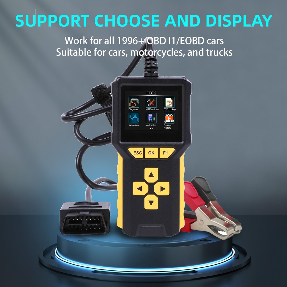 BT80 OBD Scanner Code Reader OBD II Check Engine Car Diagnostic Tool NEW