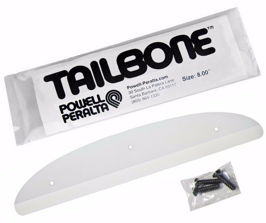 Powell Peralta TAIL BONE 8" REISSUE Skateboard Guard WHITE