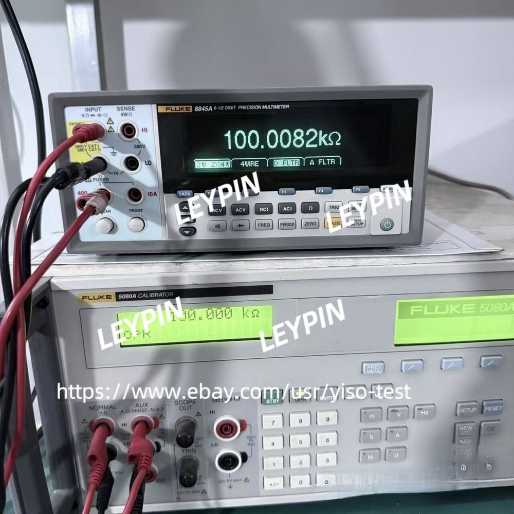 1PC Fluke 8845A Digital Multimeter 6.5 Digit Precision Multimeter /Good function