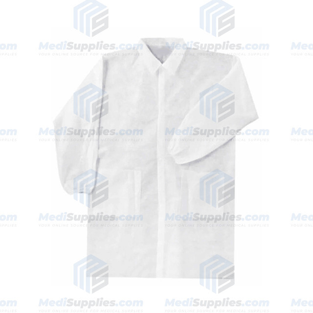 Lab Coat - White (3 Pockets)