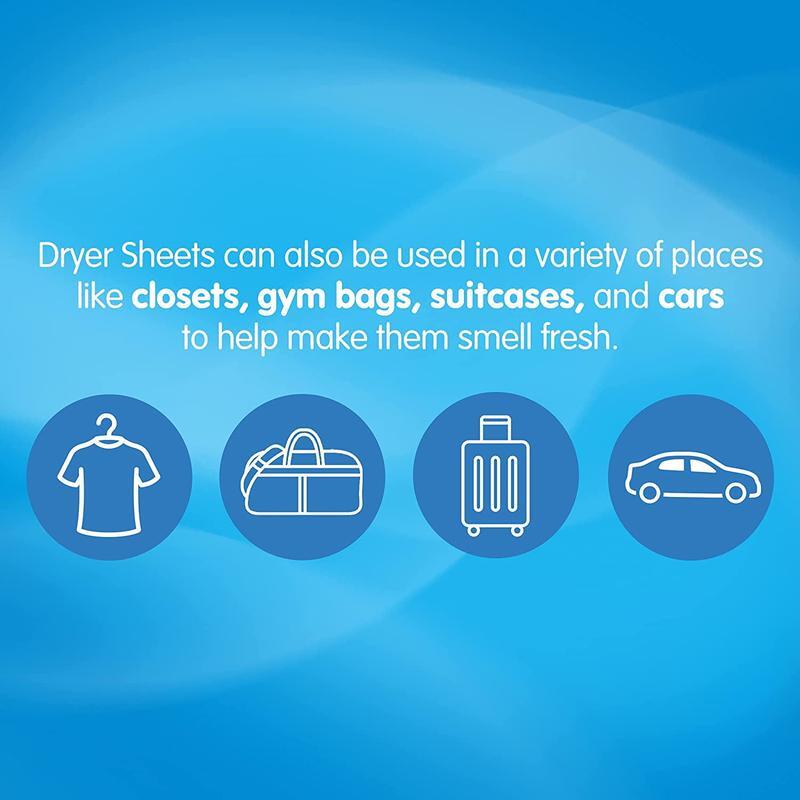 Fabric Softener Dryer Sheets 200 Count Fresh Scent Static Control Long Lasting