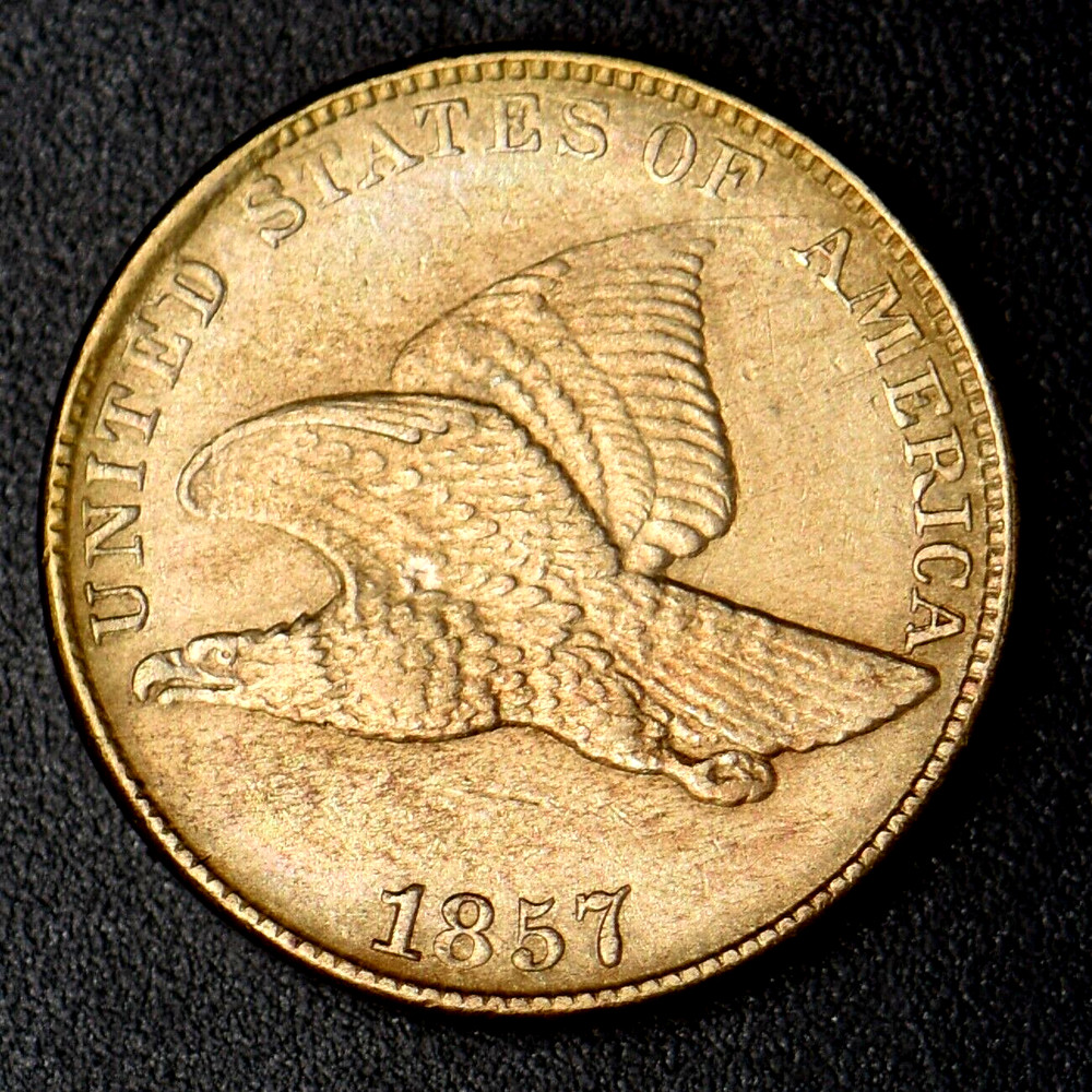 1857 "HIGH GRADE" Flying Eagle Cent 1C - COINGIANTS -