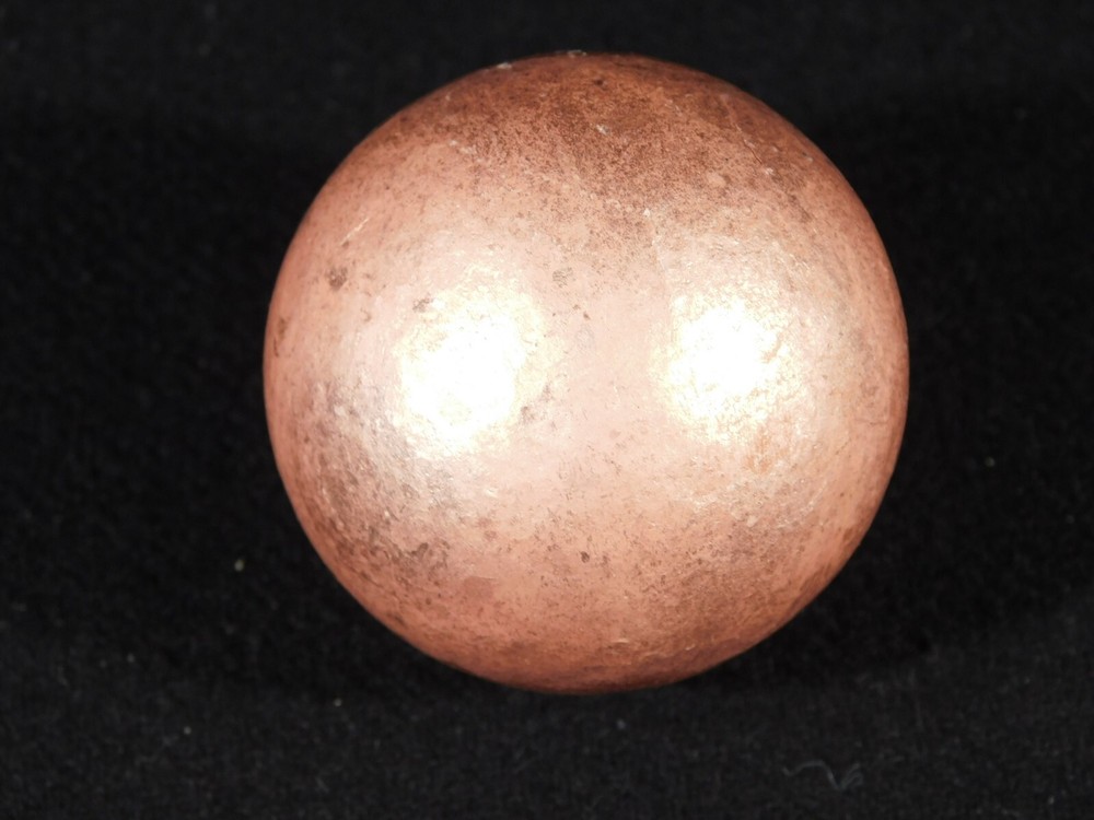BIG! Super Heavy Solid COPPER SPHERE From Michigan 589gr
