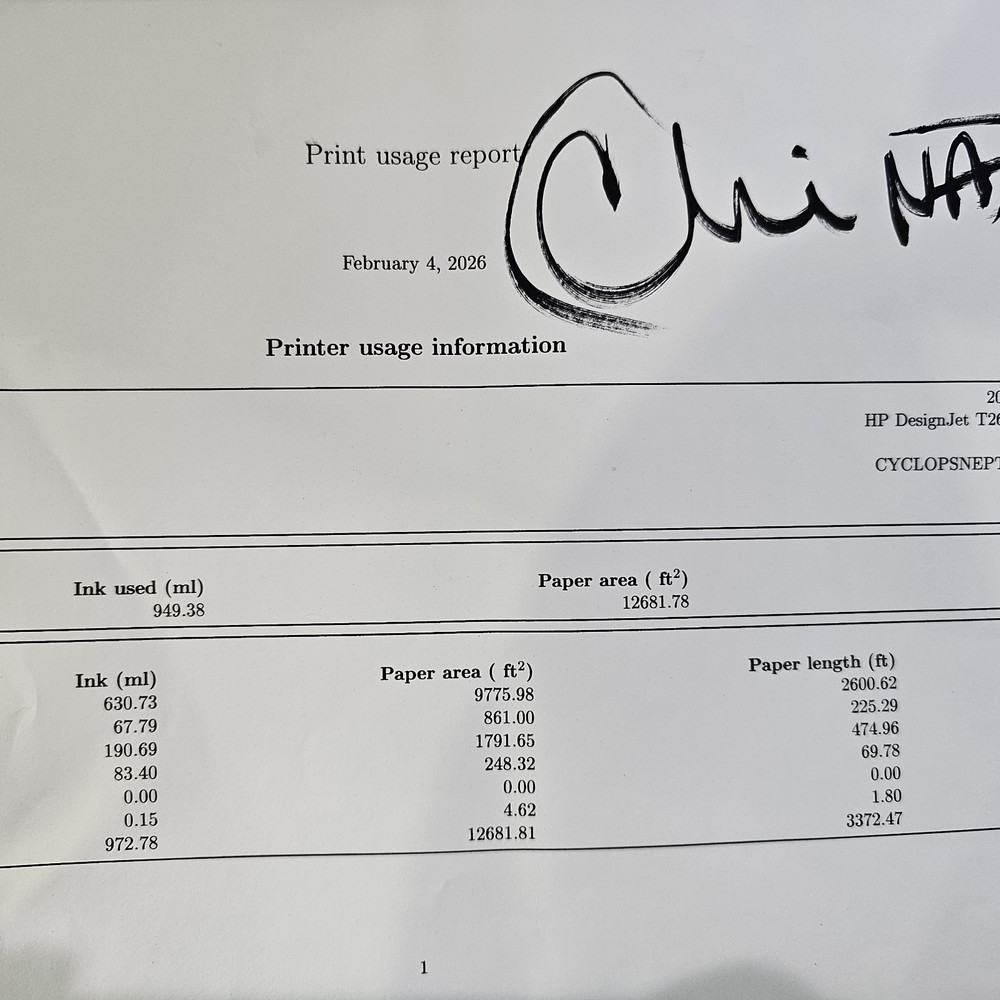 HP DesignJet T2600 36" PostScript MFP Plan Printer Scanner Copier - 3XB78A