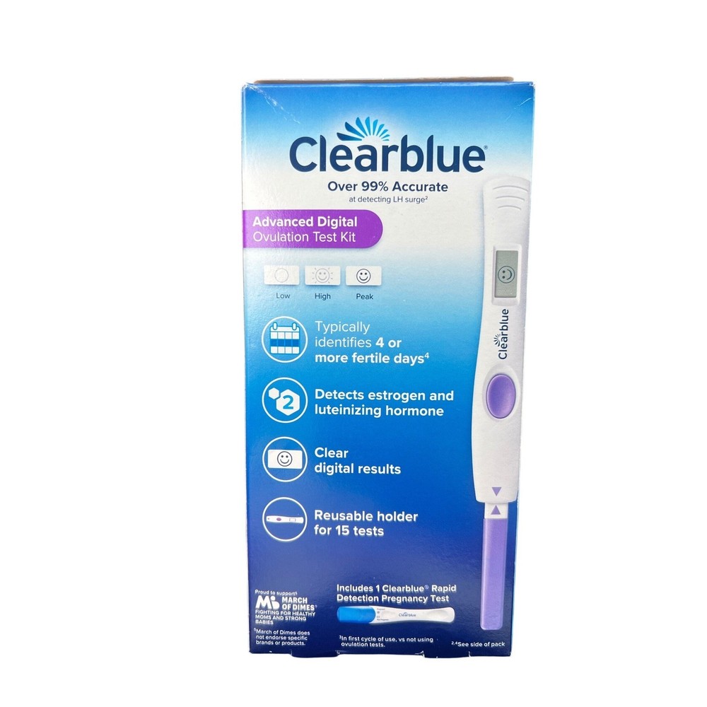 Clearblue Advanced Digital Ovulation Test Kit 15 Tests Plus 1 Pregnancy Test