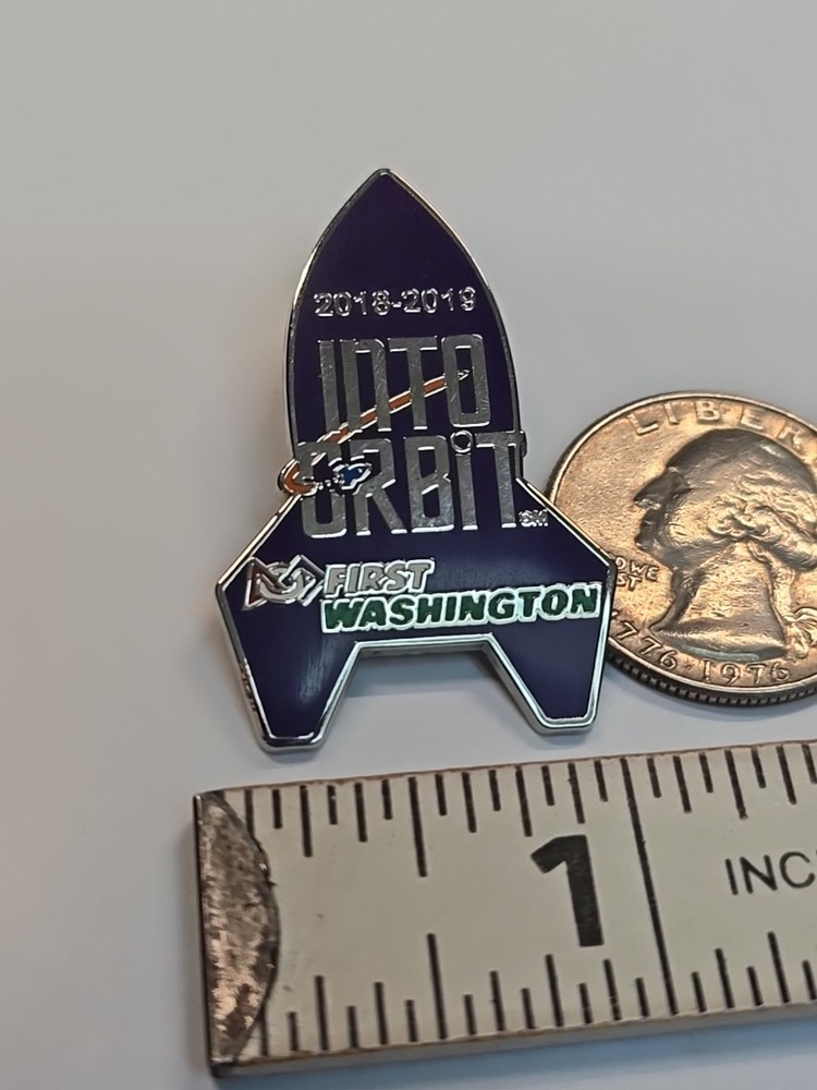 First Washington Lapel Pin 2018-2019 INTO ORBIT