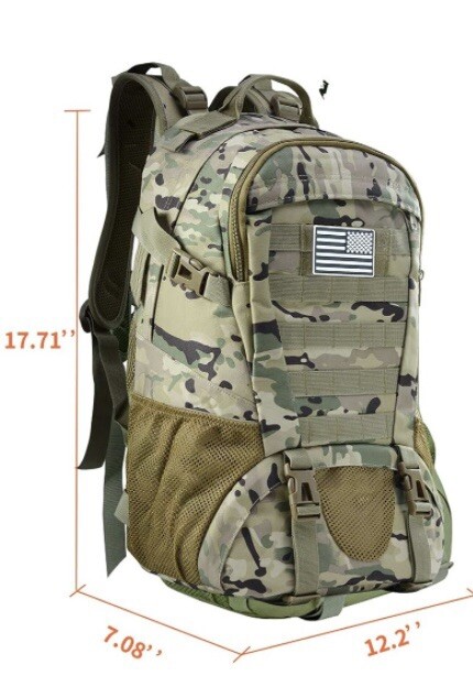 Jueachy Tactical Backpack 30L With USA Patch