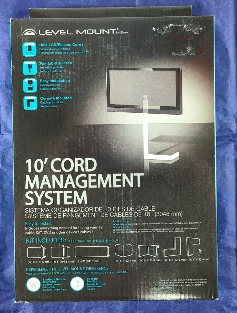 Level Mount ELEW7-07 10' External Wire Management Kit