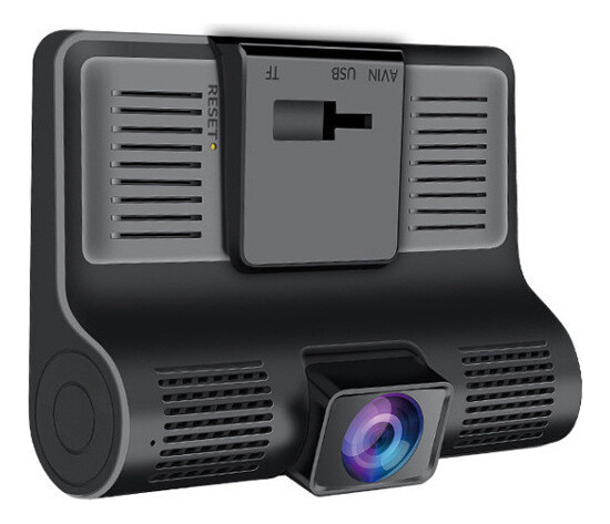 1 set Three Camera Front+interior+rear Hd Driving Record