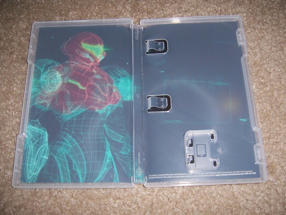 Authentic Case ONLY (Case Only) Metroid Dread Nintendo Switch Box