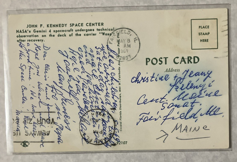 Vintage NASA Gemini Space Postcards Lot (6)