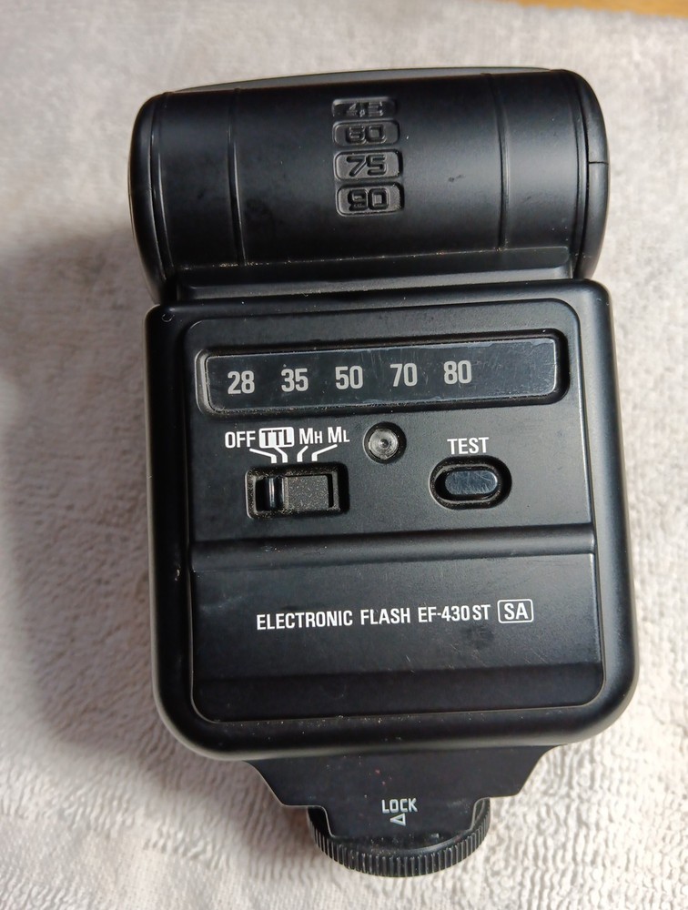 Vintage Camera Flash Electronic SIGMA EF-430 ST (See Description)