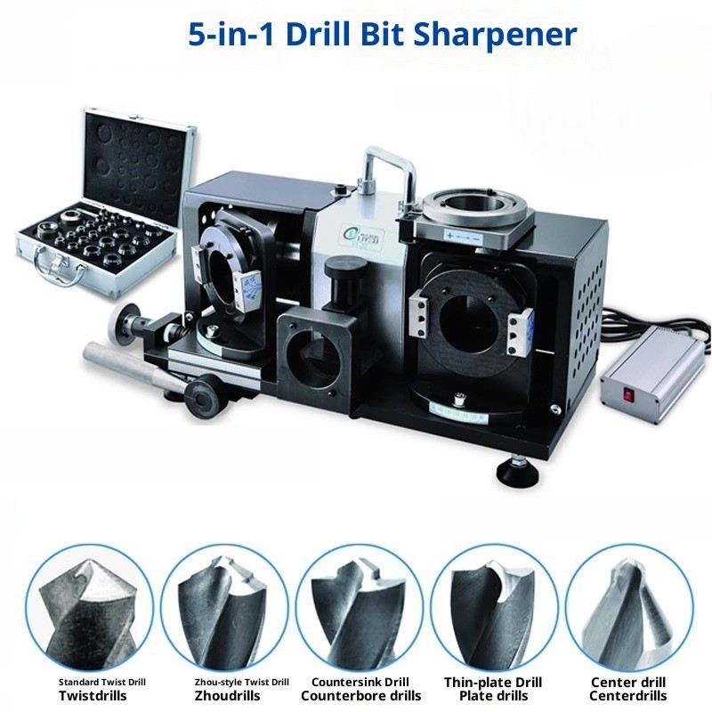 Drill Bit Grinder Twist Drill Bit Sharpener Step-Type Thin PlateGrinding Machine