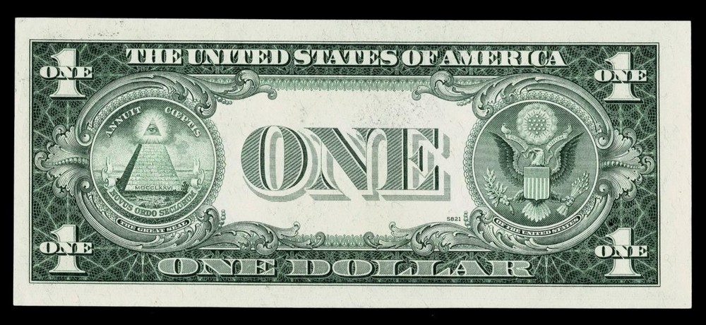 1935-E $1 SILVER CERTIFICATE BANKNOTE~ CRISP UNCIRCULATED
