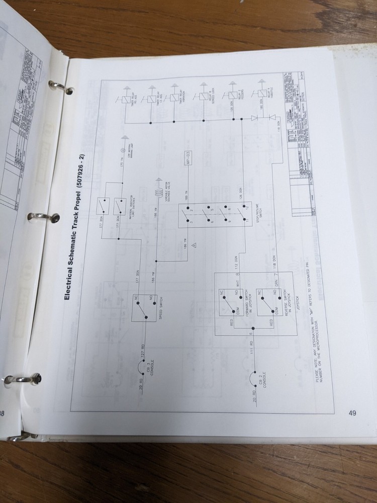 Vogele B Series Schematics Manual