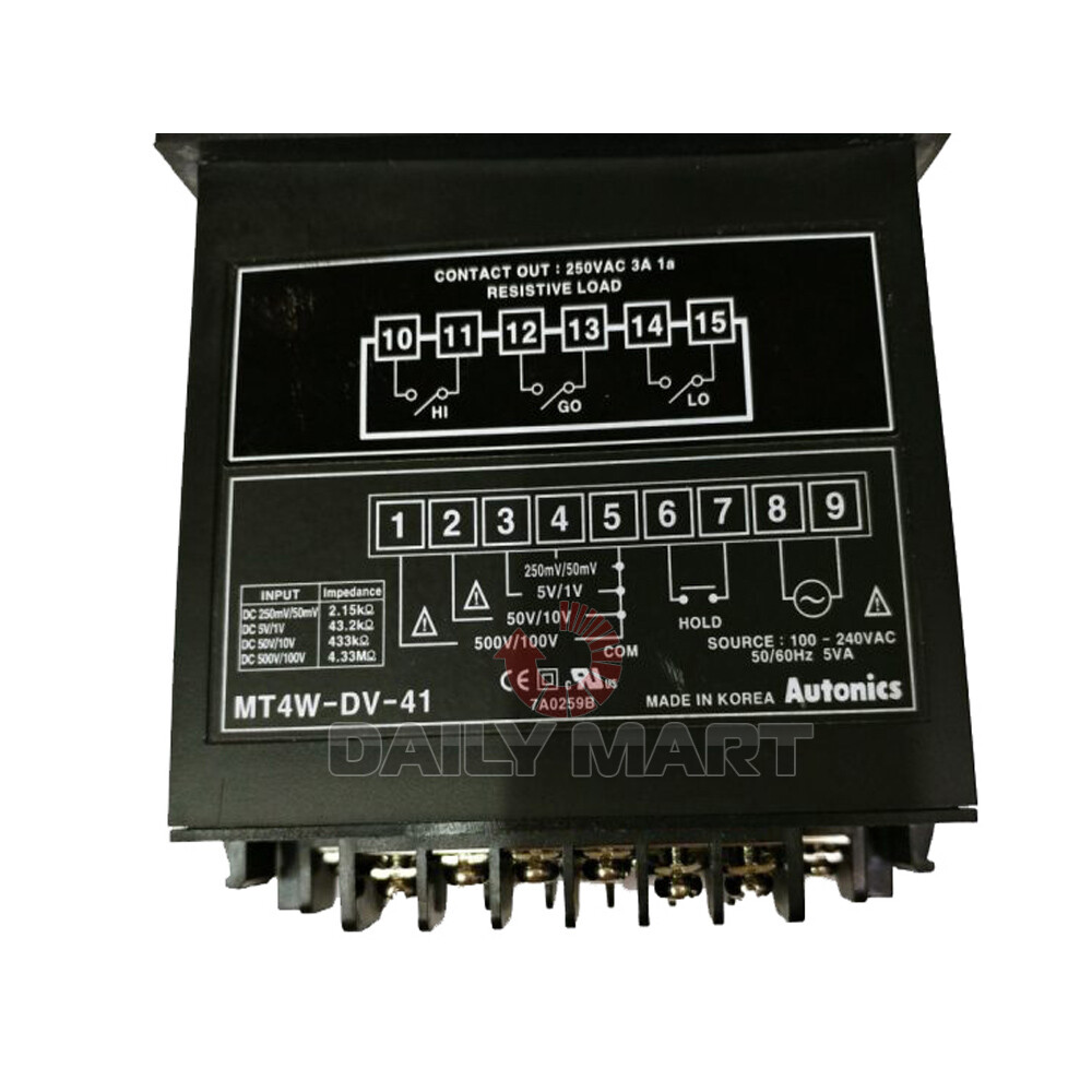 New In Box AUTONICS MT4W-DV-41 Panel Meter