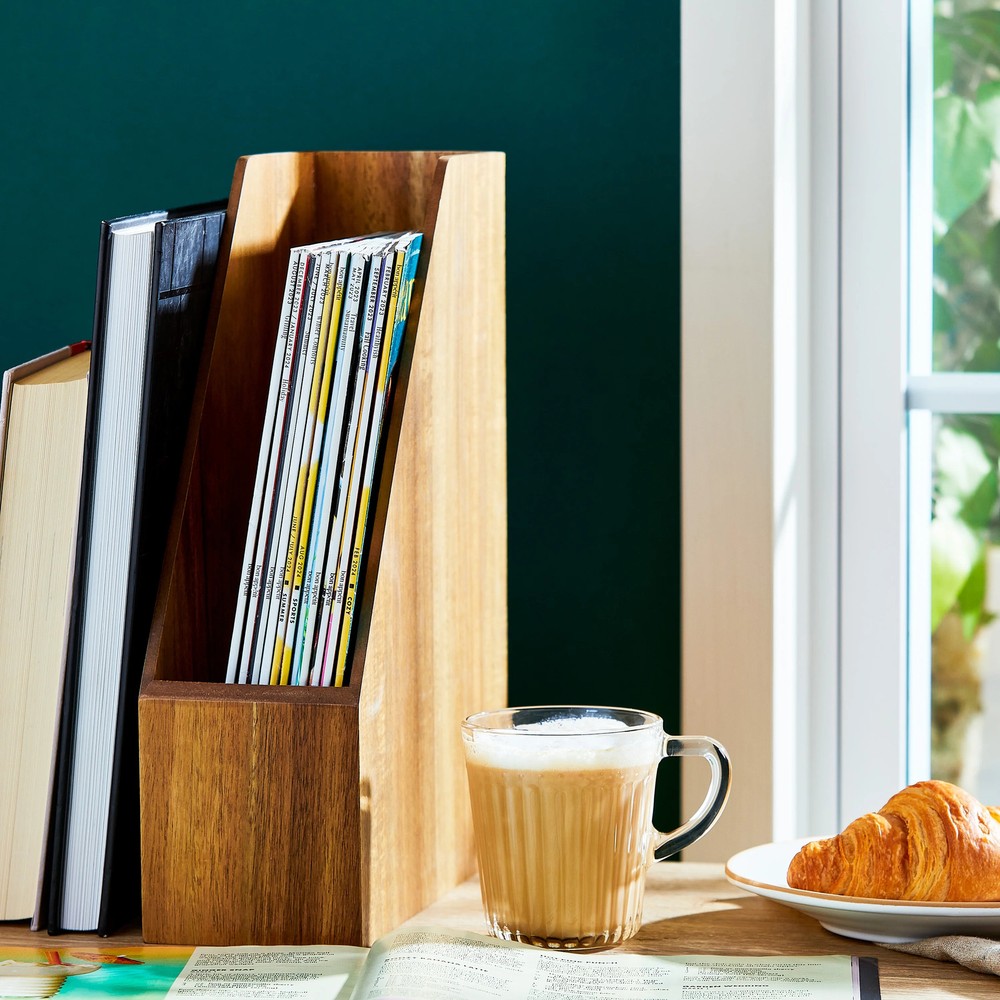 Wooden Magazine Holder