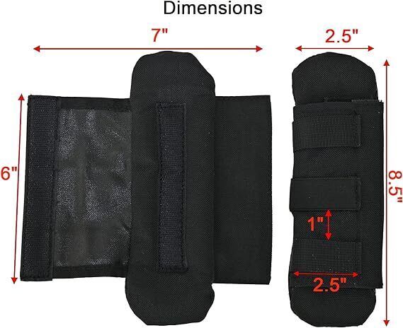 2X Shoulder Strap Pad Vest Shoulder Strap Pads Backpack Strap Pads Fit 2'' USA