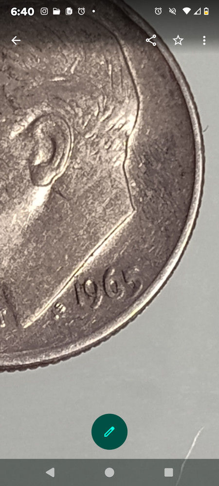 1965 10C Roosevelt Dime