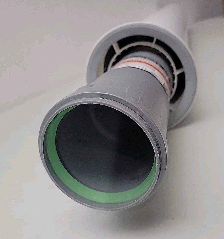 ubbink/Rinnai 224080PP Condensing Vent 39-in Pipe Extension White New-Old-Stock