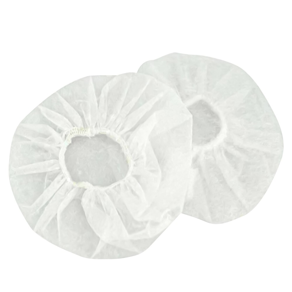 100 Pack Headphone Sanitary Dustproof Covers One-Time Headset Earmuff Shell Caps