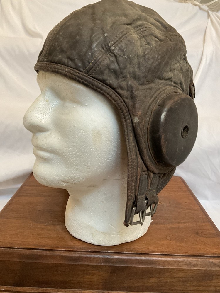 World War II WW 2 Leather Flight Helmet