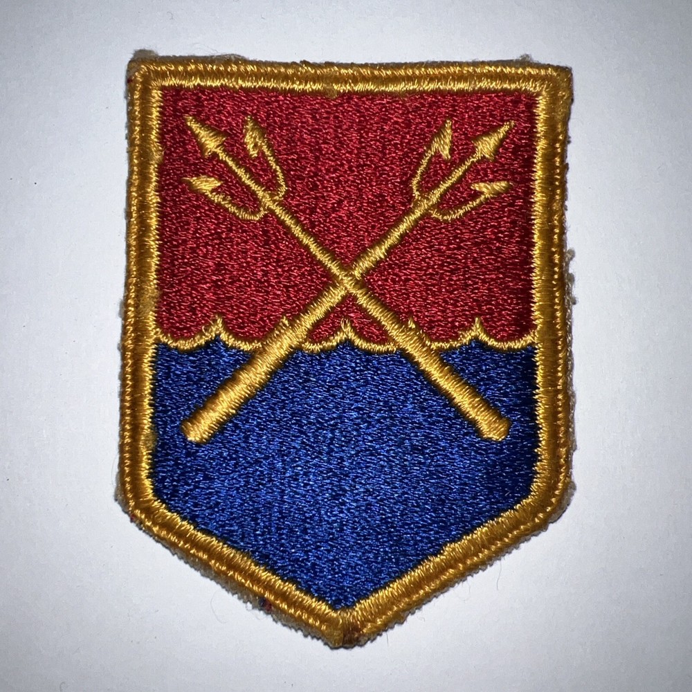 WWII US Army Eastern Defense Command Department Cut Edge Patch