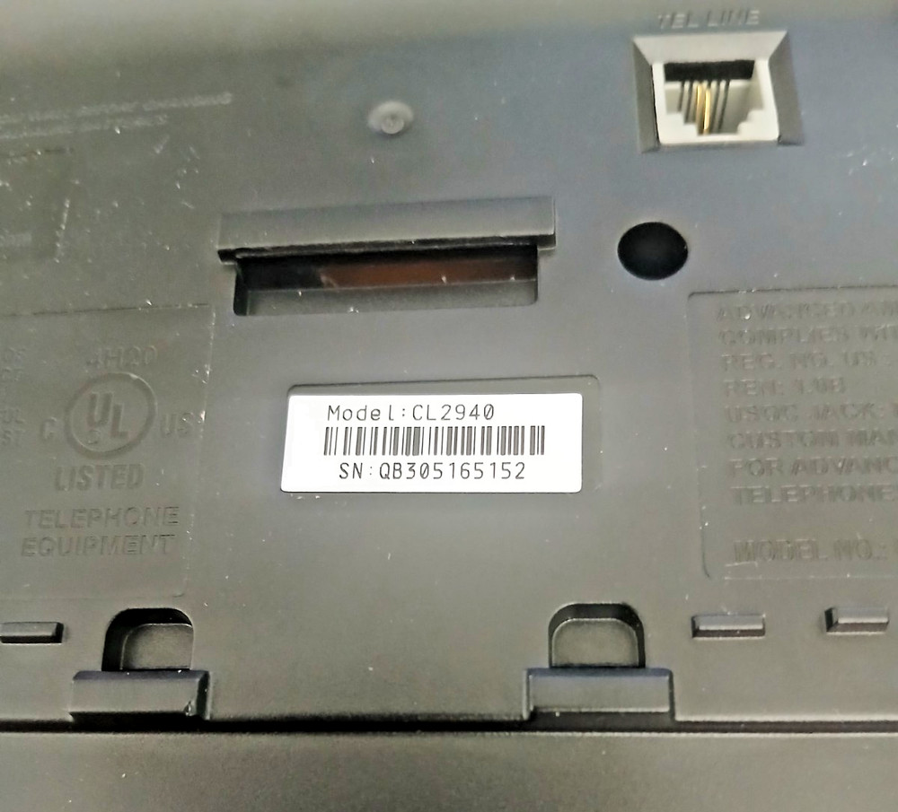 AT&T CL2940 Single Line Corded Phone - 2 Available