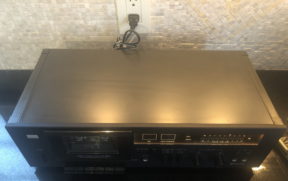 Sansui D-95M Stereo Cassette Deck Serviced Perfect Working Condition