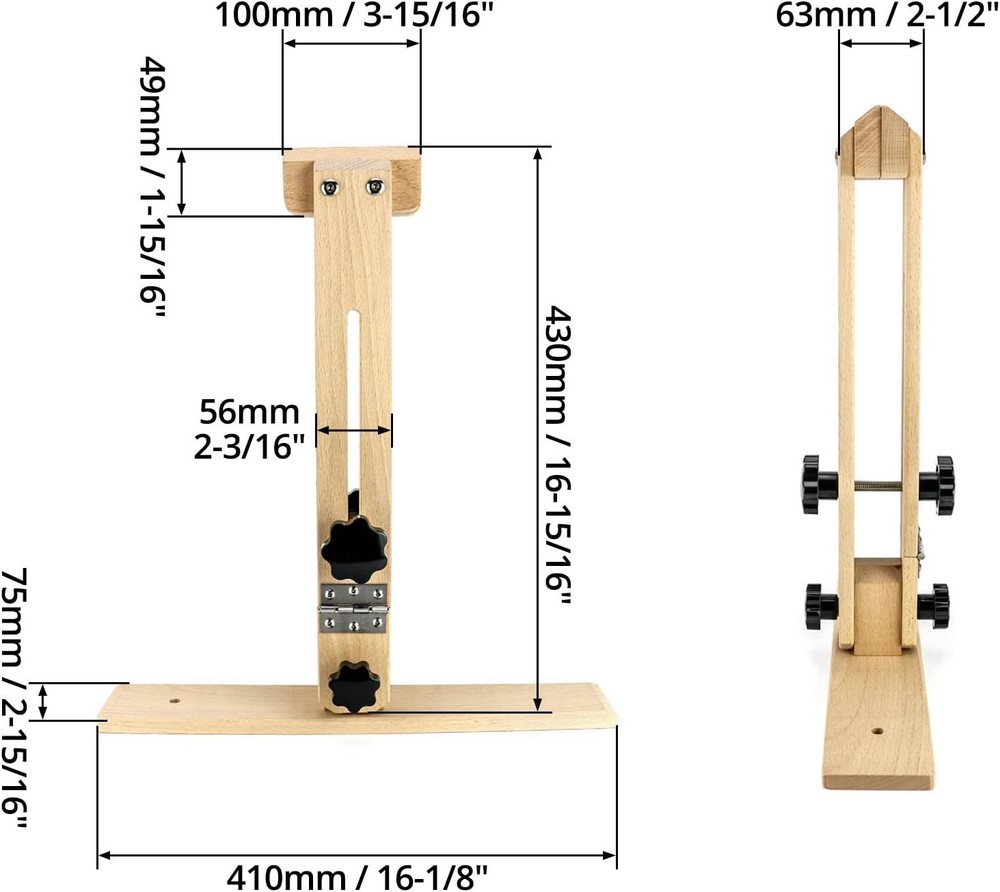 QWORK Leather Stitching Pony, Craft Hand Pony Horse...