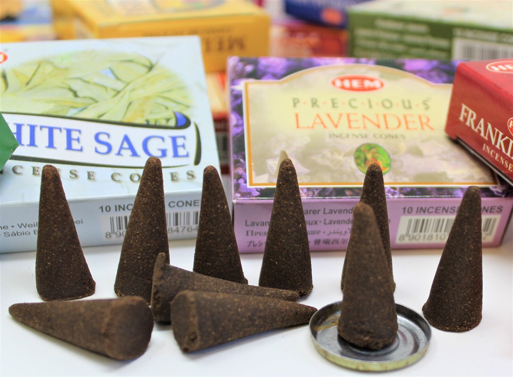 200 Cones: Hem Assorted Incense Cones Bulk Mixed Sampler Variety Lot (20 Boxes)