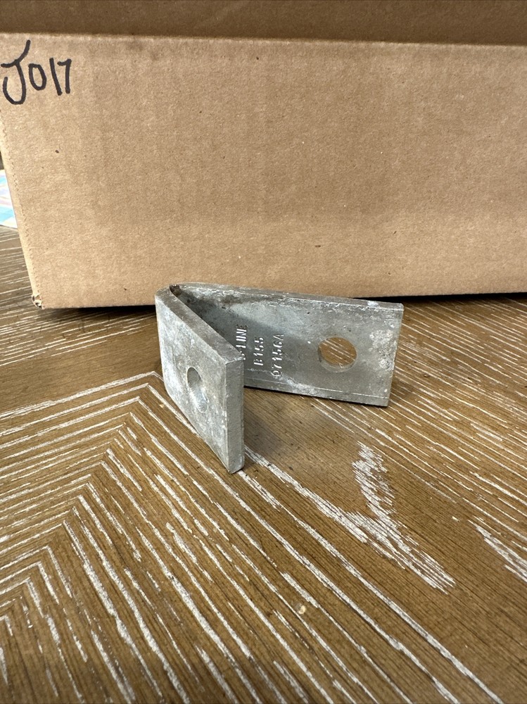 B-Line B155ZN, Strut Angular Fitting, B155 Zn 2H 45D Clsd Ang, 1 PC. OLD STOCK