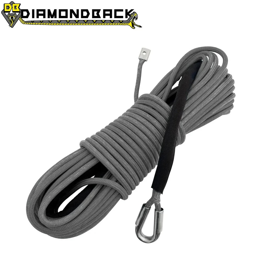 3/8"x125' Diamondback Winch Rope - Custom Splice