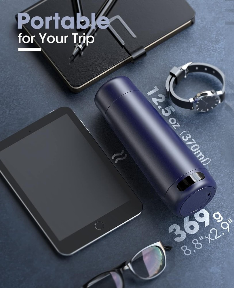 Travel Kettle Dual Voltage Portable Electric Kettle 110V-220V-240V Smart Small