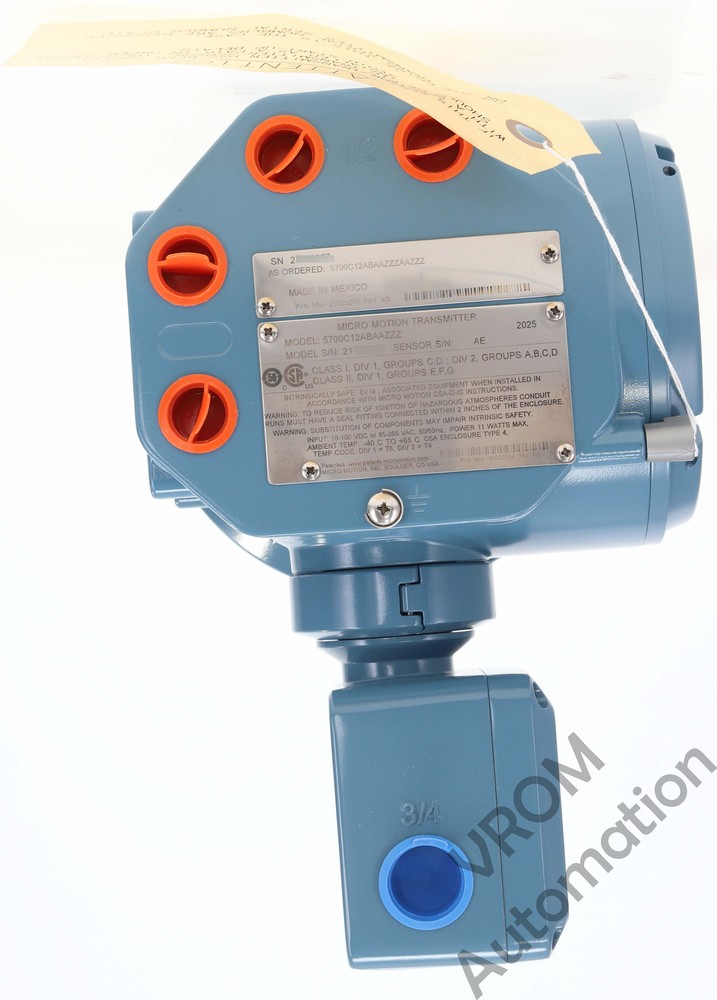 Surplus Emerson 5700C12ABAAZZZ Emerson Micro Motion Transmitter