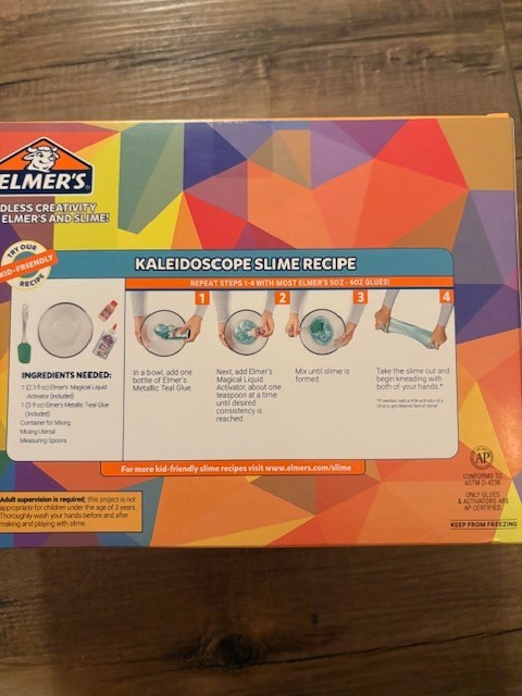 Elmer's Kaleisoscope slime kit