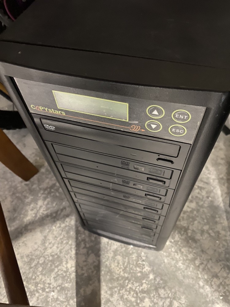 Copystars Cd DVD 7 Disc Duplicator Barely Used Missing Cord.
