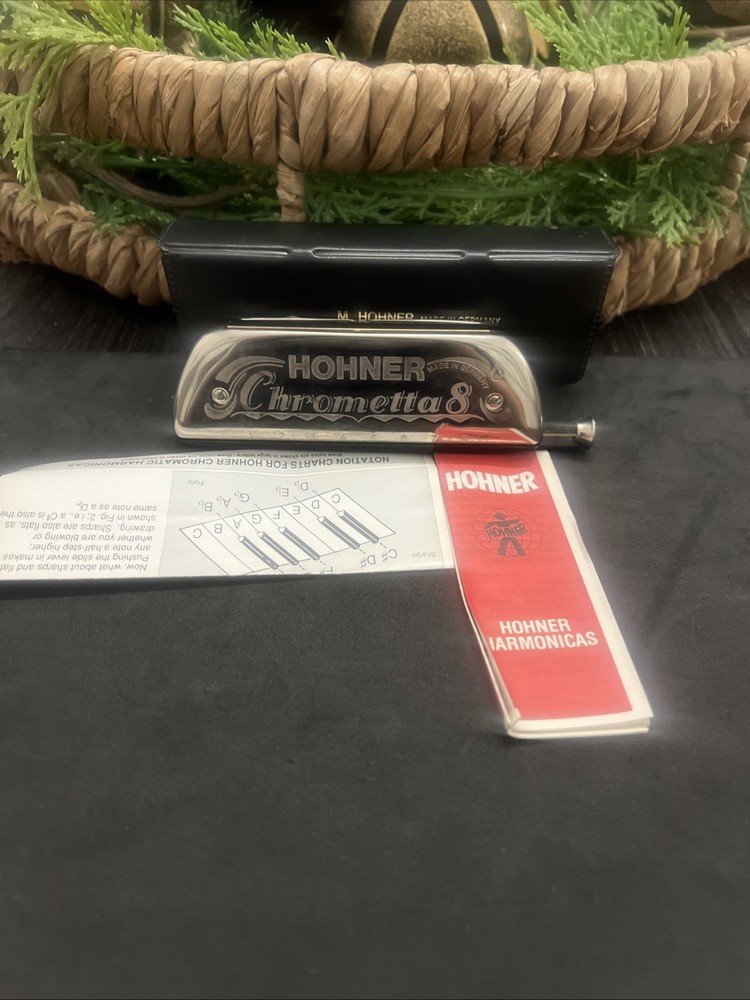 Customized Hohner Chrometta 8 Chromatic Harmonica Key of C