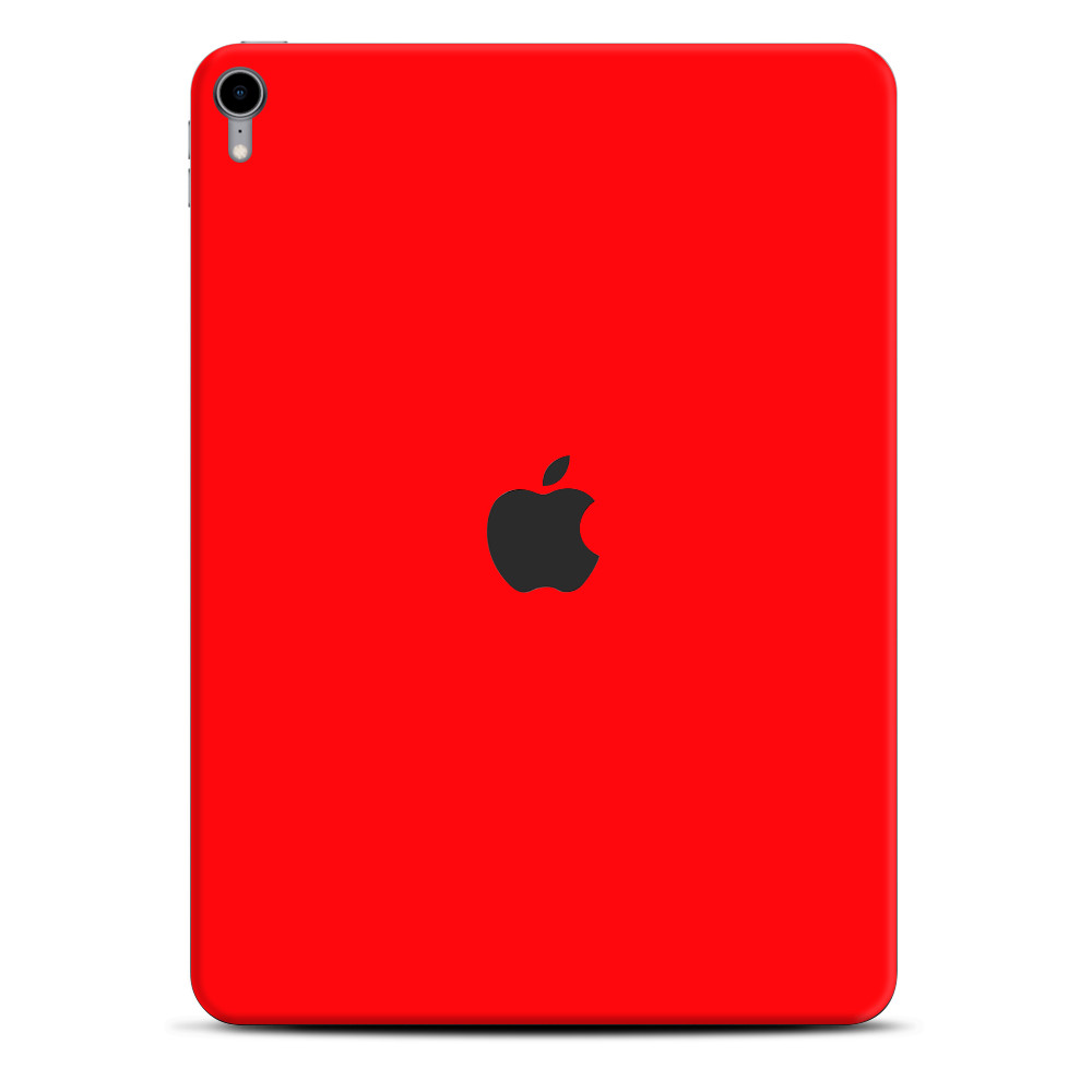 Skins Decal Wrap for Apple iPad Pro 11 2018 Solid Red color