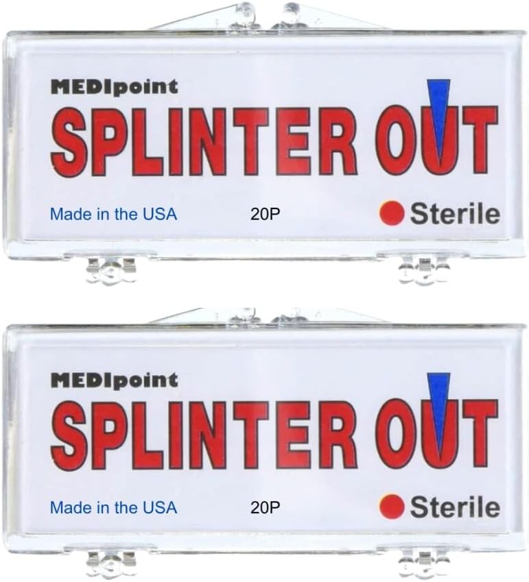Splinter Out Splinter Remover 20 Count (Pack of 2) | Fast, Painless Splinter Rem