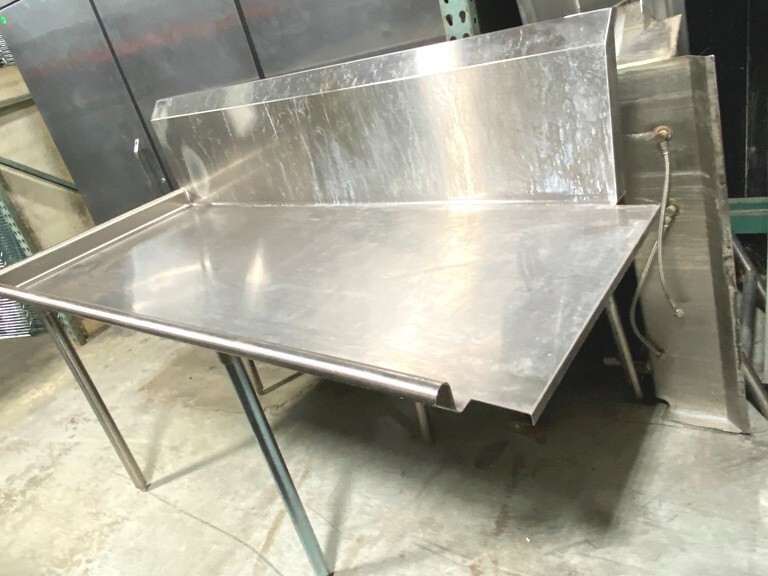 Dishwasher Table/ TITAN Stainless Steel Dishwasher Table/ 70"