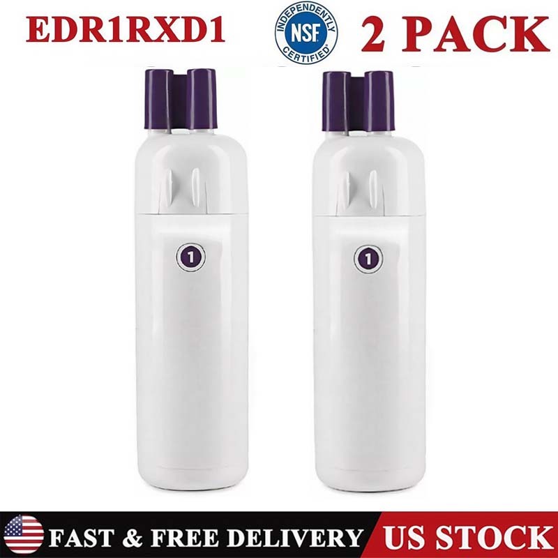 2 PACK ΕDR1RXD1 Refrigerator Water Filter 1 Replacement New Sealed US SHIPPING