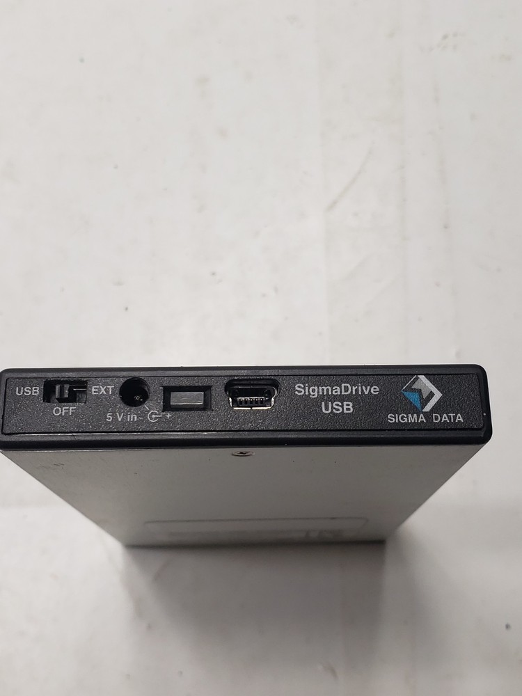 Sigma Data Sigma Drive USB Portable External Hard Drive SSD Enclosure Untested