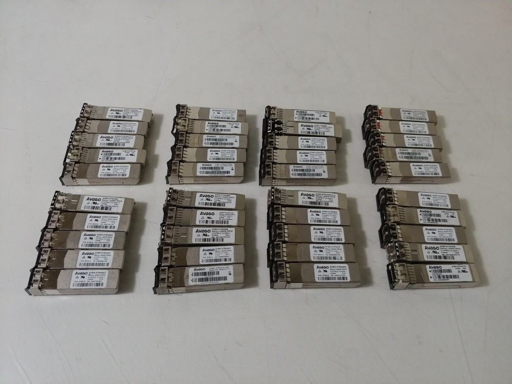 Avago Assorted SFP Transceiver Modules Lot Of 40